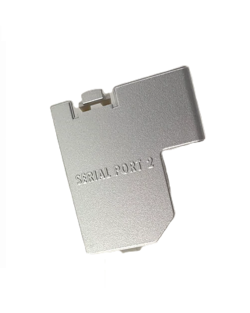 Serial Port 2 Cover Platinum Silver [OEM] - Nintendo Gamecube - Parts Only