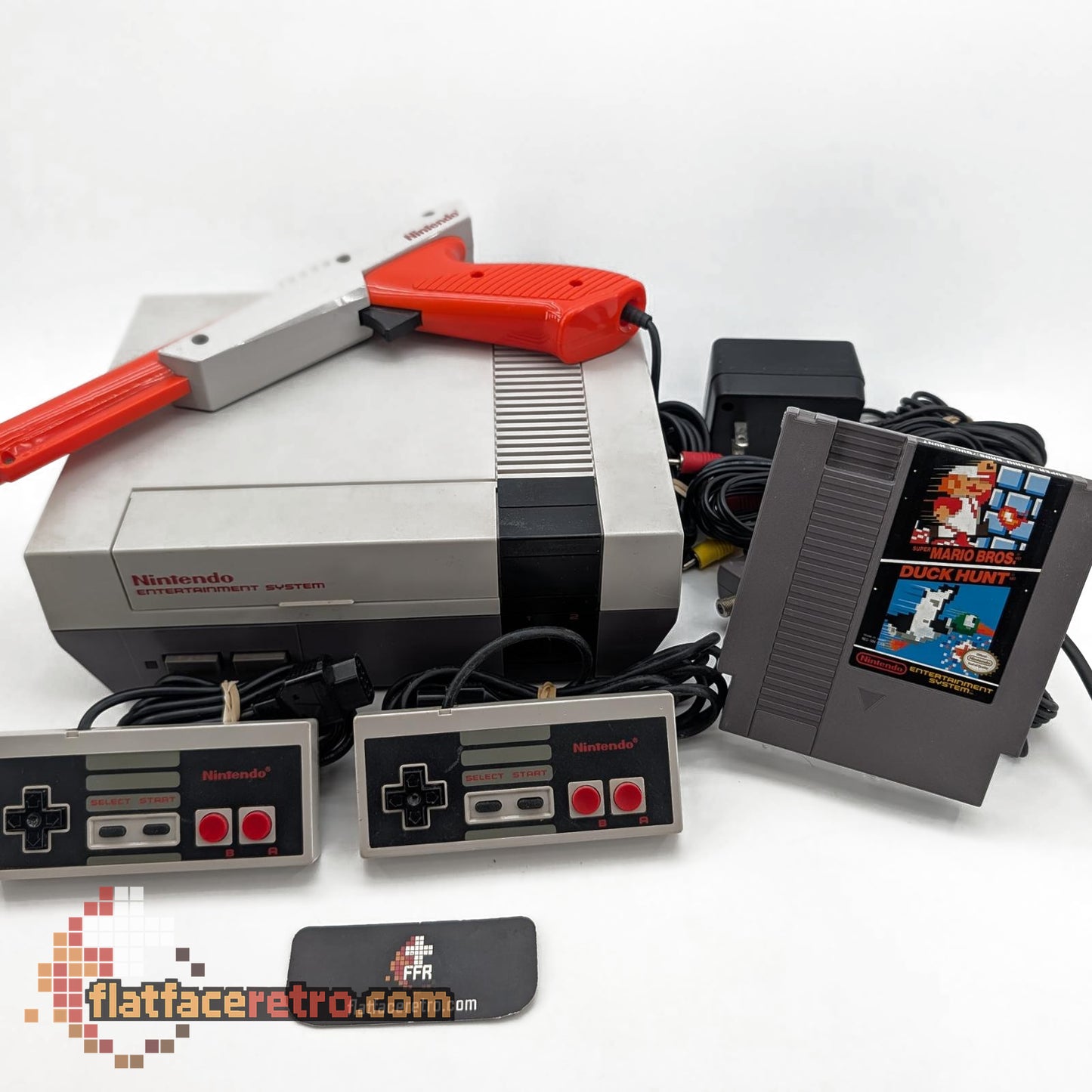 NES Zapper Mario Duck Hunt Console Lot - Nintendo NES - Bundle items only