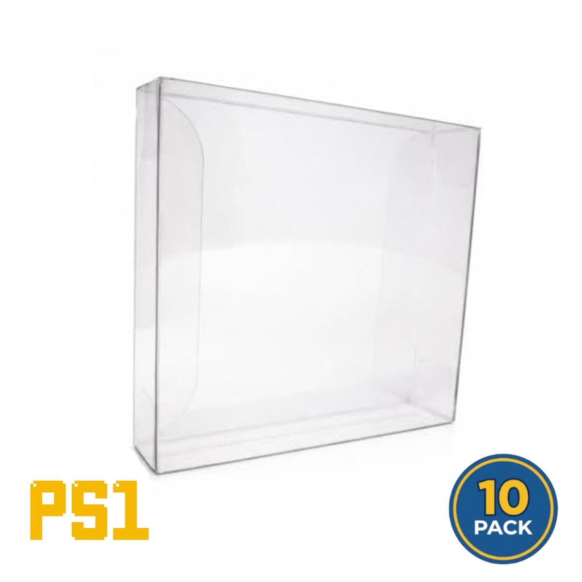 PS1 Dual Case 10 Pack Protector - Sony PlayStation 1 - Sealed